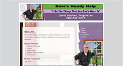 Desktop Screenshot of daveshandyhelp.com